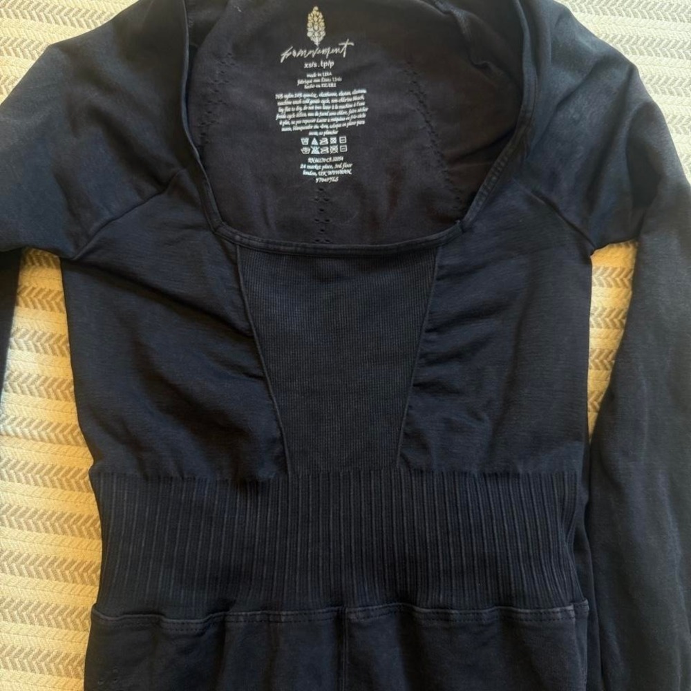 Free People FP Movement Good Karma Long Sleeve Onesie XS/S - Picture 4 of 4